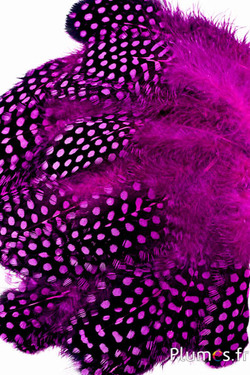 Parelhoen - 7-13 cm - fuchsia